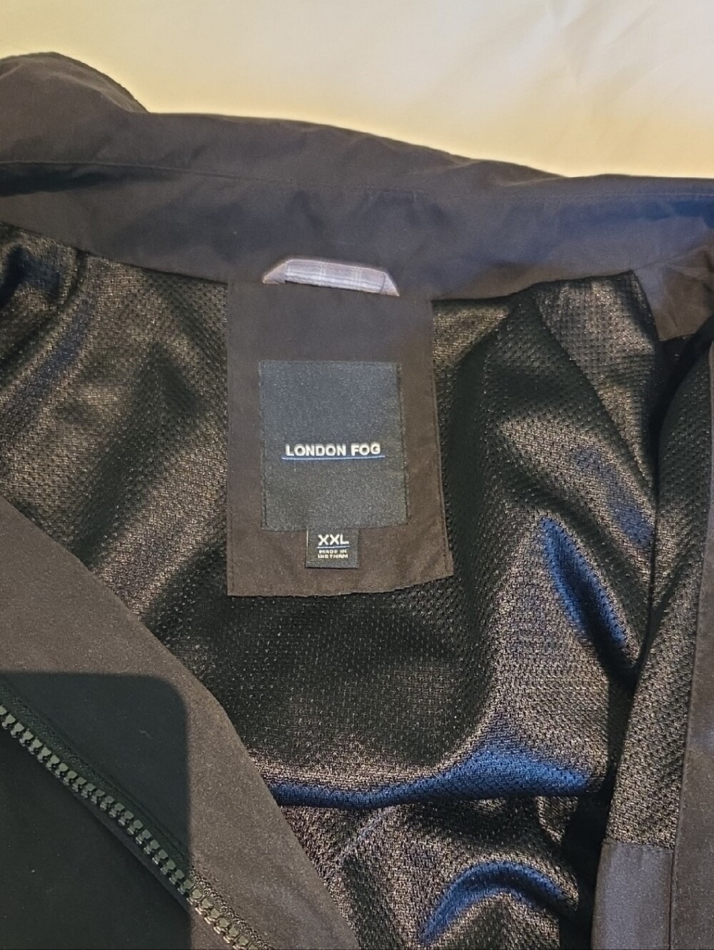 London Fog Black Men's Hooded Jacket